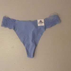 B.TEMPT'D BY WACOAL B. Bare Thong Underwear 976267 Grapefruit Mist XL